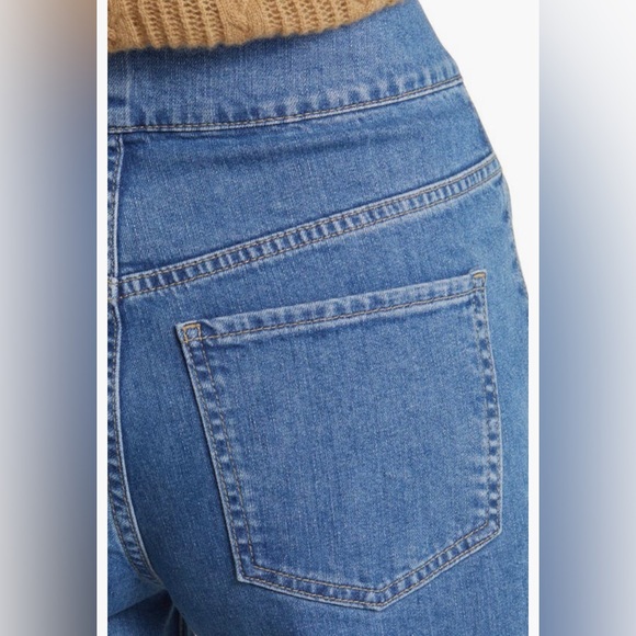 NWT $268 FRAME Le Hardy High Waist Wide Leg Jeans in 'Deepwater' in size 32! - Picture 4 of 12